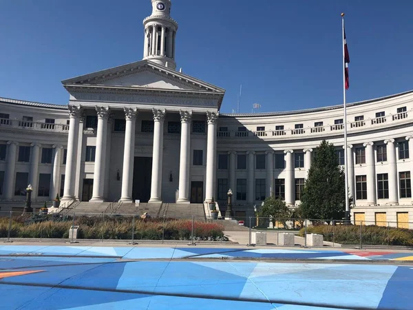 Denver Colorado États Unis Octobre 2020 Hôtel Ville Denver Avec — Photo