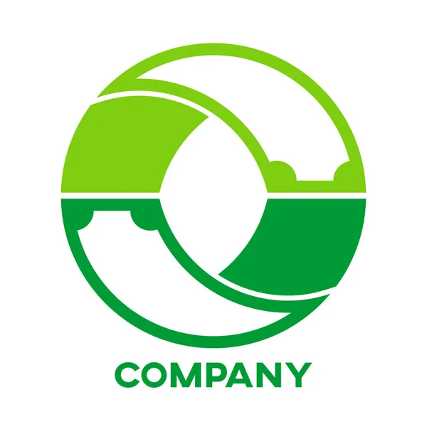 Finanse Logo Programu Exchange — Wektor stockowy