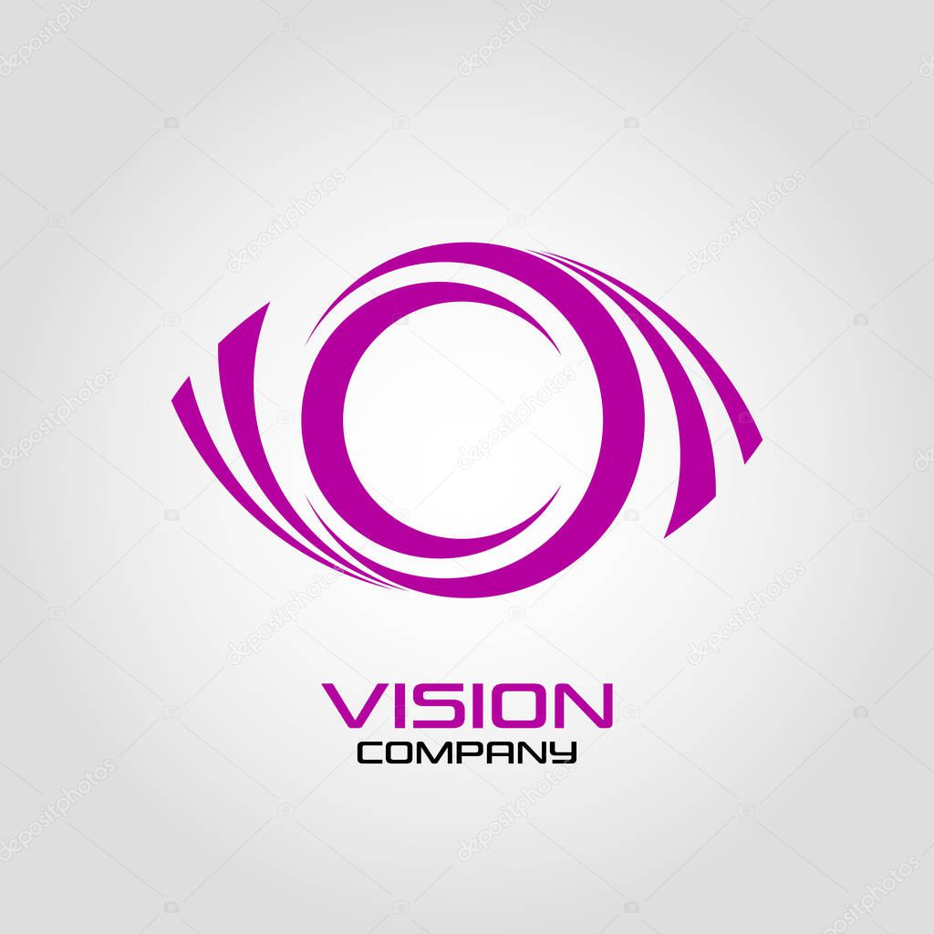 Abstract logo vision and eye