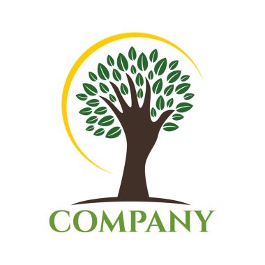 Kare kalp logosu. Vektör çizim.