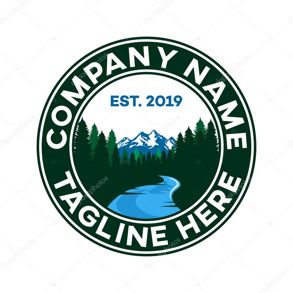 Square heart logo . Vector illustration.