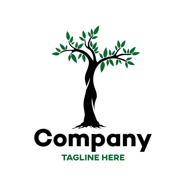 Modern logo of the tree and nature