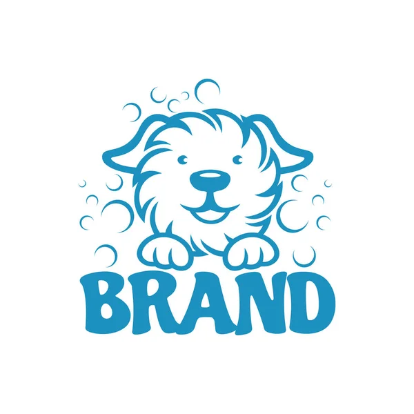Logo Moderne Pour Chien Animal Compagnie — Image vectorielle