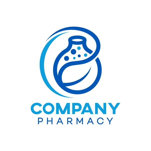 Logo Pharmacie Naturelle Moderne — Image vectorielle