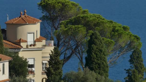 Toscana Porto Santo Stefano Villa Praia — Vídeo de Stock