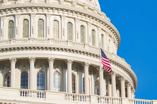 米国の州の国会議事堂の建物のドーム アメリカ ワシントン — ストック写真