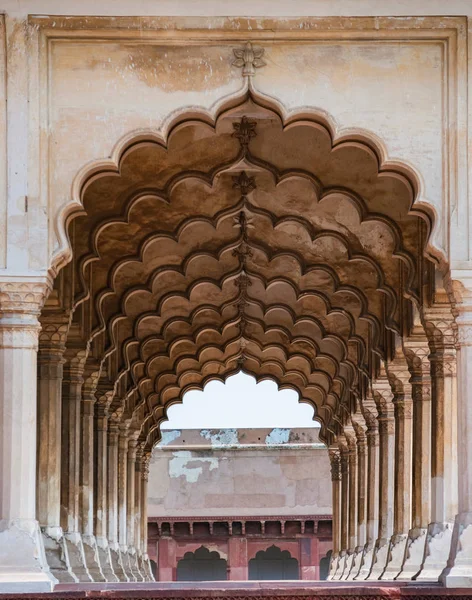 Vörös Erőd Agra Uttar Pradesh India Unesco Világörökség Része Agra — Stock Fotó