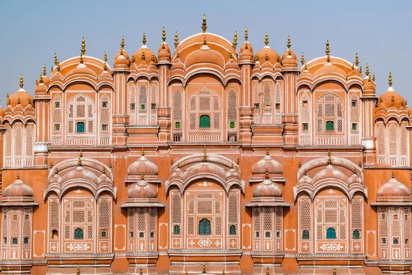 Hawa Mahal Μια Ηλιόλουστη Ημέρα Τζαϊπούρ Ρατζαστάν Ινδία Ένα Μνημείο — Φωτογραφία Αρχείου