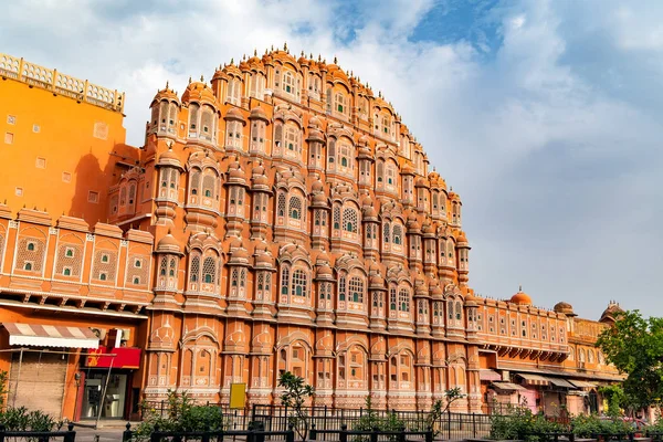 Hawa Mahal Słoneczny Dzień Jaipur Rajasthan Indie Wpisanego Listę Światowego — Zdjęcie stockowe