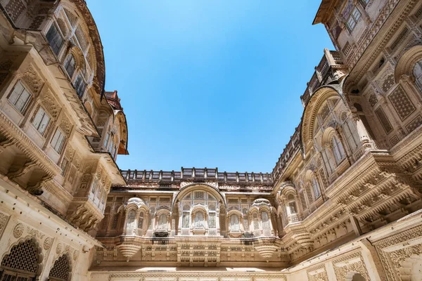 Fuerte Mehrangarh Jodhpur Rajastán India Patrimonio Mundial Unesco —  Fotos de Stock