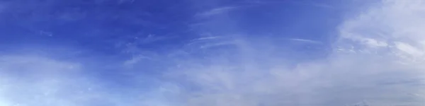Panorama Himmel Med Moln Solig Dag Vackert Cirrusmoln — Stockfoto