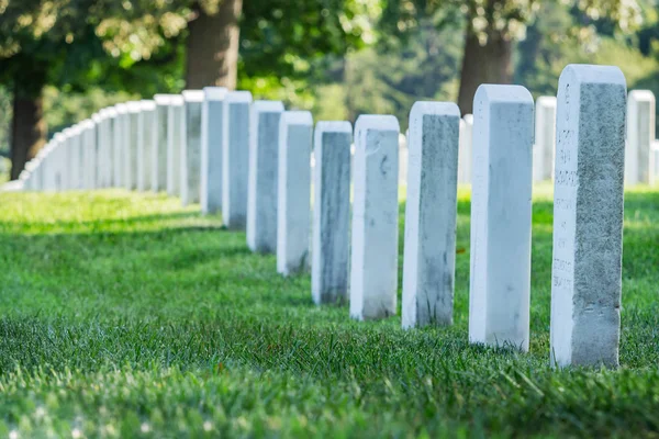 Grave Stones Arlington Cemetery Arlington Virginia Estados Unidos — Foto de Stock