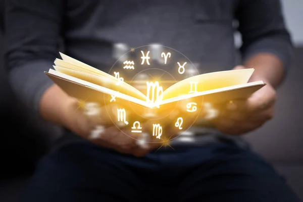 Horoscoop Astrologie Zodiac Horoscoop Sterrenbeeld Fortune Teken Mythe Sterren Symbool — Stockfoto