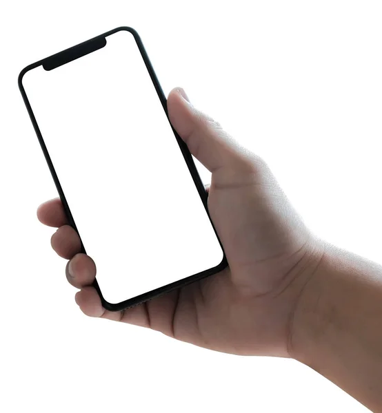 Nieuwe Telefoon Technologie Smartphone Met Leeg Scherm Modern Frame Minder — Stockfoto