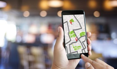 GPS Haritası Hedef Ağ Bağlantısı Konum Sokak Haritası GPS Simgeleri Navigasyonu