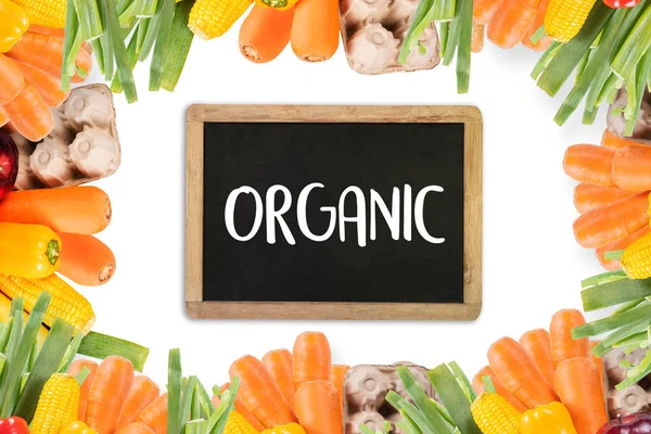 Organik bakkal alışveriş meyve ve sebzeler sağlıklı lezzetli