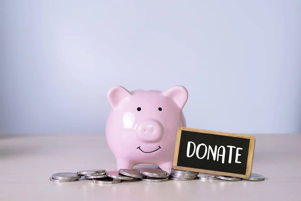 Donate Concetto Dare Donazione Carità Dare Aiuto — Foto Stock