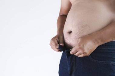 kilolu büyük şişko göbek tombul adam