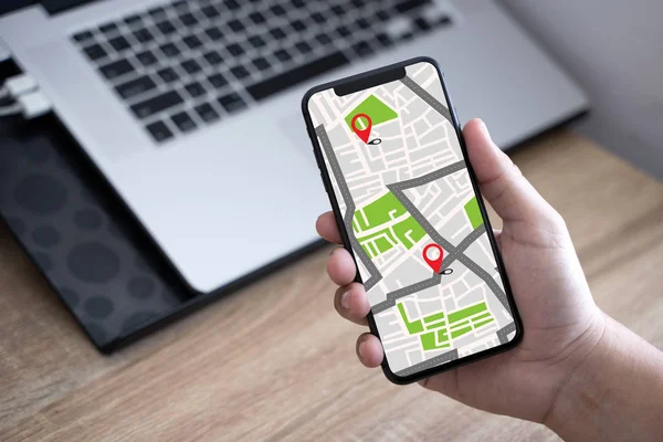 GPS Haritası Hedef Ağ Bağlantısı Konum Sokak Haritası GPS Simgeleri Navigasyonu