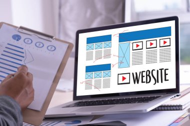 Web tasarım düzeni kroki çizim yazılım Media Www ve Grafik düzeni Web sitesi geliştirme projesi