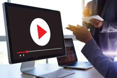 VIDEO MARKETING Ses Videosu, piyasa etkileşimli kanallar, Business Media Technology yenilik teknolojisi pazarlama teknolojisi kavramı
