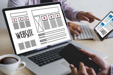Web tasarım düzeni kroki çizim yazılım Media Www ve Grafik düzeni Web sitesi geliştirme projesi