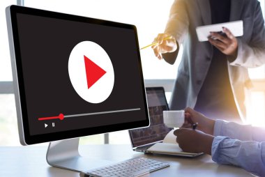 VIDEO MARKETING Ses Videosu, piyasa etkileşimli kanallar, Business Media Technology yenilik teknolojisi pazarlama teknolojisi kavramı