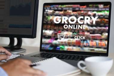 Kadın sipariş Gıda online Internet tarafından yukarı kavramı yemek siparişi kapatın