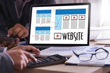 Web tasarım düzeni kroki çizim yazılım Media Www ve Grafik düzeni Web sitesi geliştirme projesi