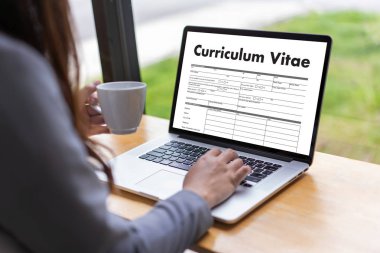 CV - özgeçmiş (iş mülakat kavramı ile iş Cv özgeçmiş), iş işadamı çalışma Office uygulaması işi