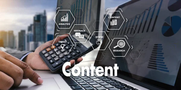 CONTENT marketing Data Blogging Media Publication Information Vision Content Concept