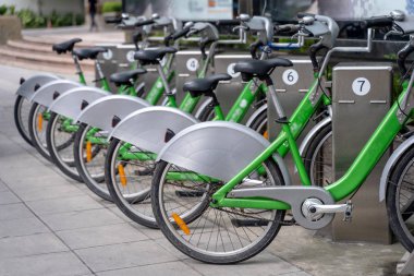 Yerel akıllı Bisiklet park edilmiş mobike akıllı Bisiklet