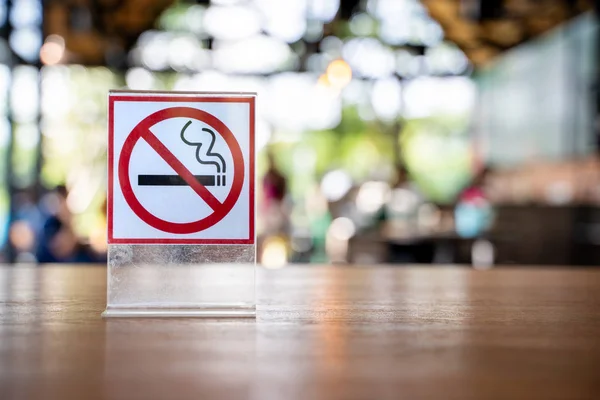 Μην Καπνίζετε Σημάδι Κάπνισμα Εισέλθετε Στο Καφέ Καφέ — Φωτογραφία Αρχείου
