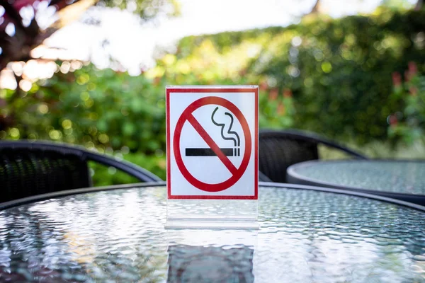 Куріть Знак Ніякого Куріння Кав Ярні — стокове фото