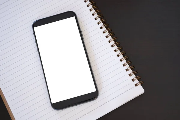 Smart Phone with blank screen  phone screen mockup Close up