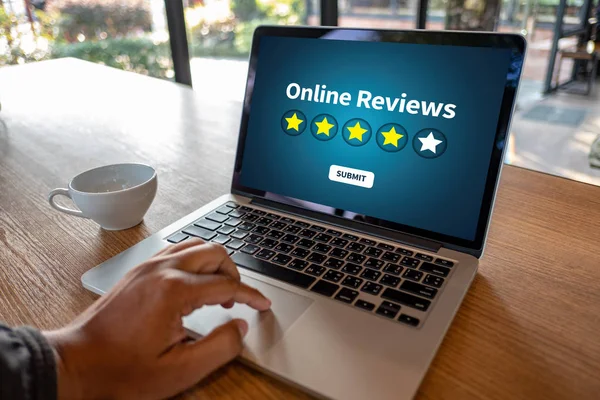 Online Reviews Χρόνος Αξιολόγησης Για Επιθεώρηση Έλεγχος Αξιολόγησης — Φωτογραφία Αρχείου