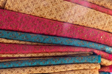 Tay bez gölge ton renkler süsler desenleri Tayland geleneksel kuzey eyaleti