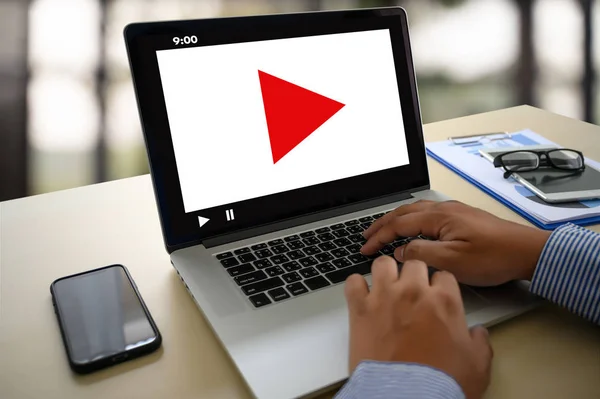 Marketing wideo Audio Video, rynku kanałów interaktywnych, przedsię — Zdjęcie stockowe