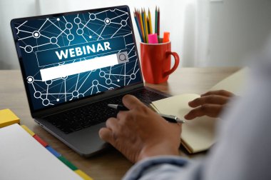Webinar adam el masa İş, kahve, Split sesi Webinar p