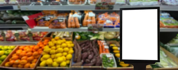 Продуктовый Магазин Супермаркете Продуктовый Магазин Овощной Здоровой Пищи Смартфон Онлайн — стоковое фото