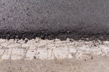 Yeni yol asfalt doku