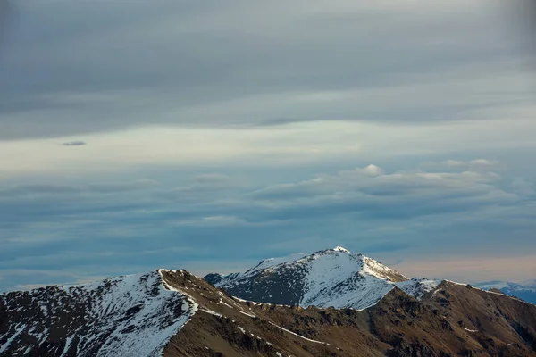 Снігова Гора Південному Острові Новий Заповіт — стокове фото
