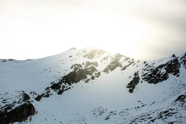Paisaje Montaña Nieve Isla Sur Nueva Zelanda — Foto de Stock