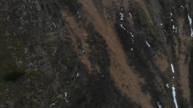 Hava atış dağlara bakan. Birçok firs orman