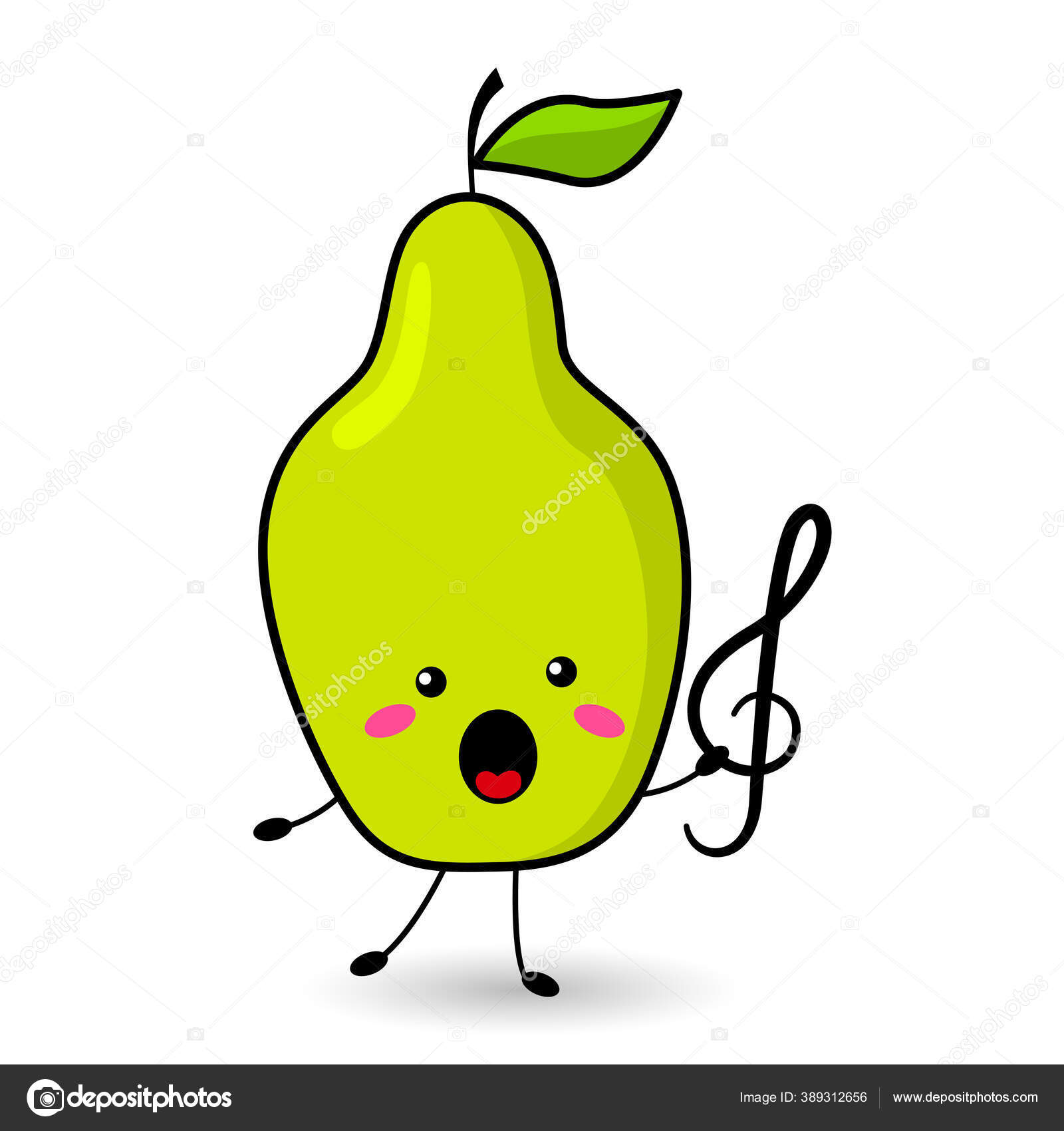 Cute Vegetables Cartoons Characters .vector Stock Vector