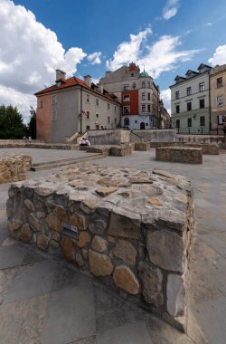 Lublin Old Town en eski bölümünde Plac po Farze meydanı