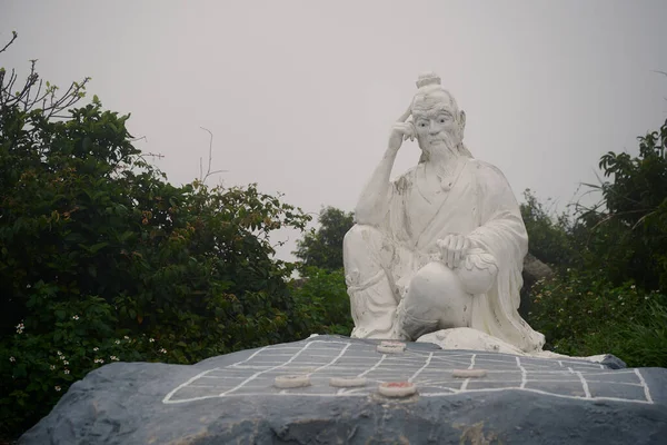 Nang City Vietnã Mar 2020 Uma Estátua Divindade Thich Ban — Fotografia de Stock