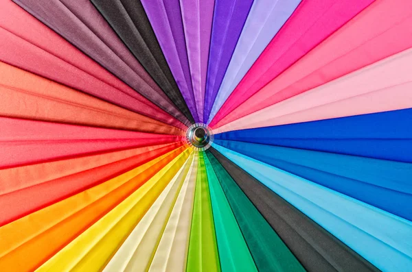 Close Rainbow Umbrella Background — Stock Photo, Image