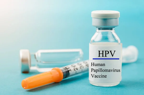 Impfstoff gegen Humane Papillomviren. — Stockfoto