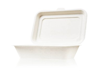 Gıda için Bagasse kutusu.